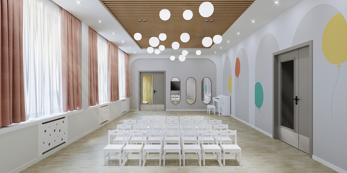 Фасад детского сада в ЖК «Фотограф» украсит 9-ти метровое полотно